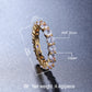 Single-row Zircon Ring For Men And Women.