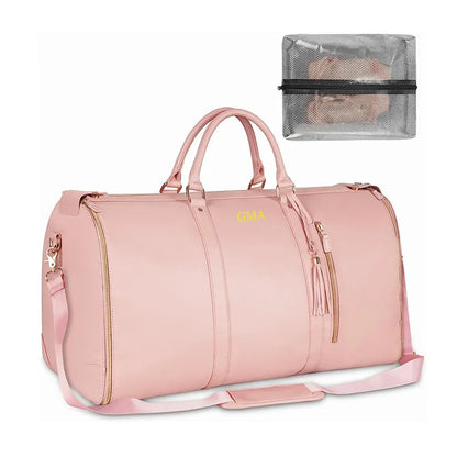 ChicTravel Personalized PU Duffle